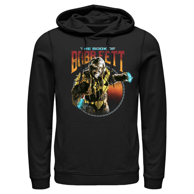 Men's Star Wars: The Book of Boba Fett Black Krrsantan Pull Over Hoodie