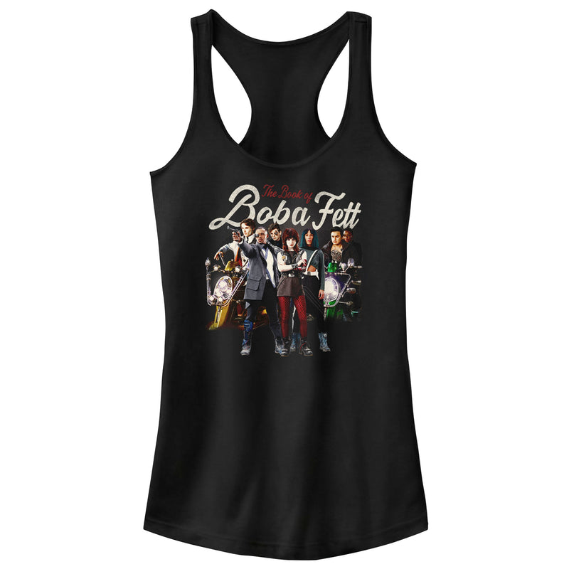 Junior's Star Wars: The Book of Boba Fett Drash and Skad New Security Team Racerback Tank Top