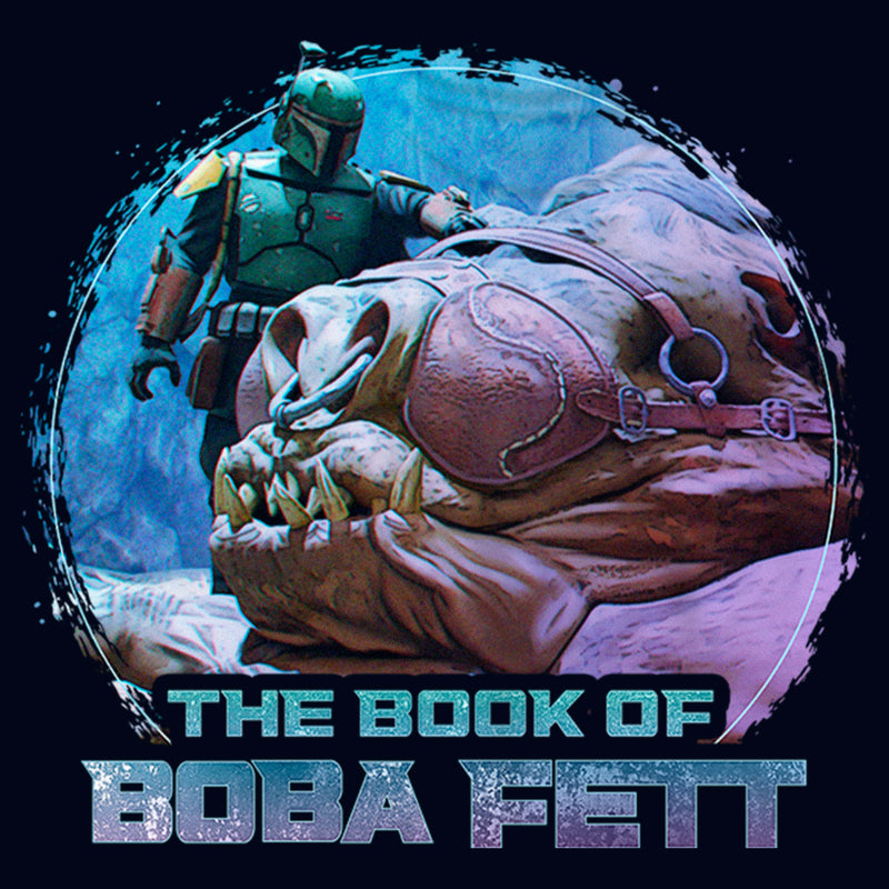 Girl's Star Wars: The Book of Boba Fett Rancor and Boba T-Shirt