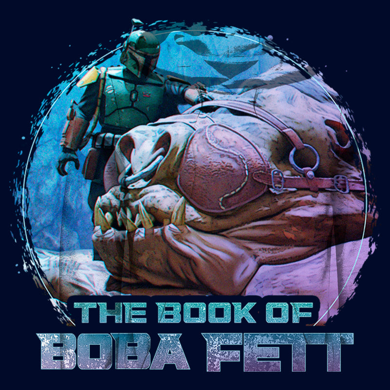 Men's Star Wars: The Book of Boba Fett Rancor and Boba Pull Over Hoodie
