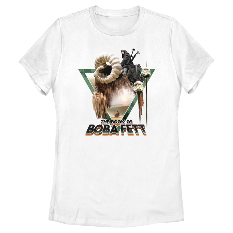 Women's Star Wars: The Book of Boba Fett Bantha Ride Boba T-Shirt