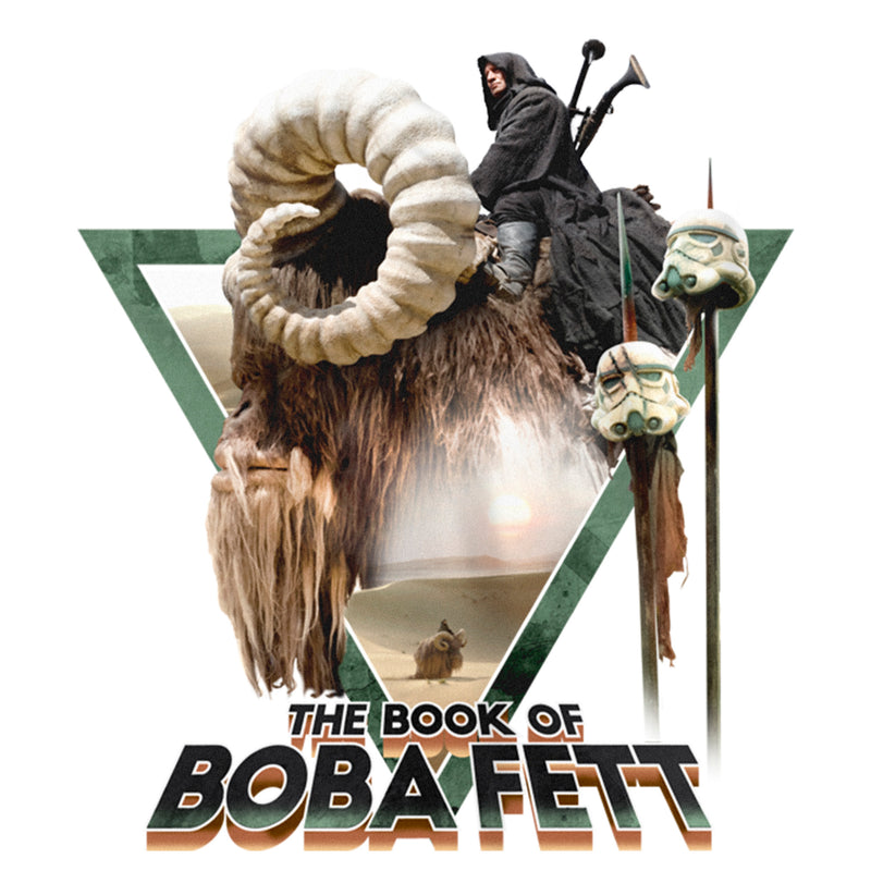 Girl's Star Wars: The Book of Boba Fett Bantha Ride Boba T-Shirt