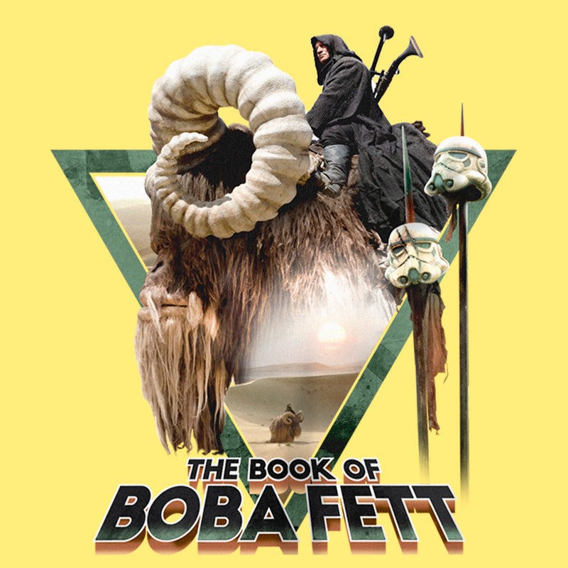 Junior's Star Wars: The Book of Boba Fett Bantha Ride Boba Racerback Tank Top