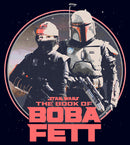 Men's Star Wars: The Book of Boba Fett Fennec and Boba Classic Circle T-Shirt