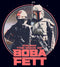 Women's Star Wars: The Book of Boba Fett Fennec and Boba Classic Circle T-Shirt