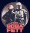 Men's Star Wars: The Book of Boba Fett Fennec and Boba Classic Circle Sweatshirt