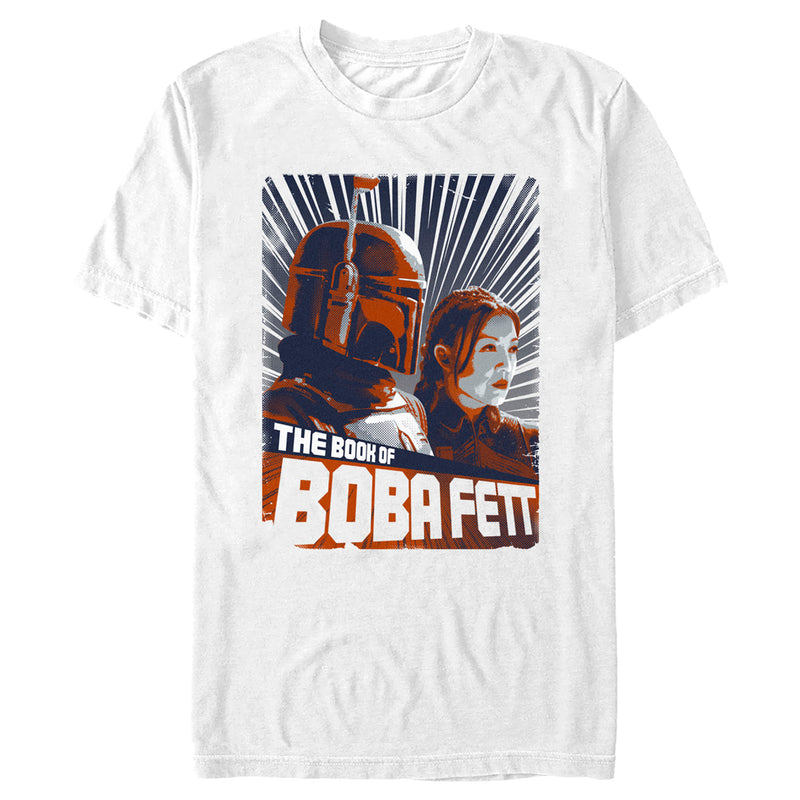 Men's Star Wars: The Book of Boba Fett Fennec and Boba Poster T-Shirt