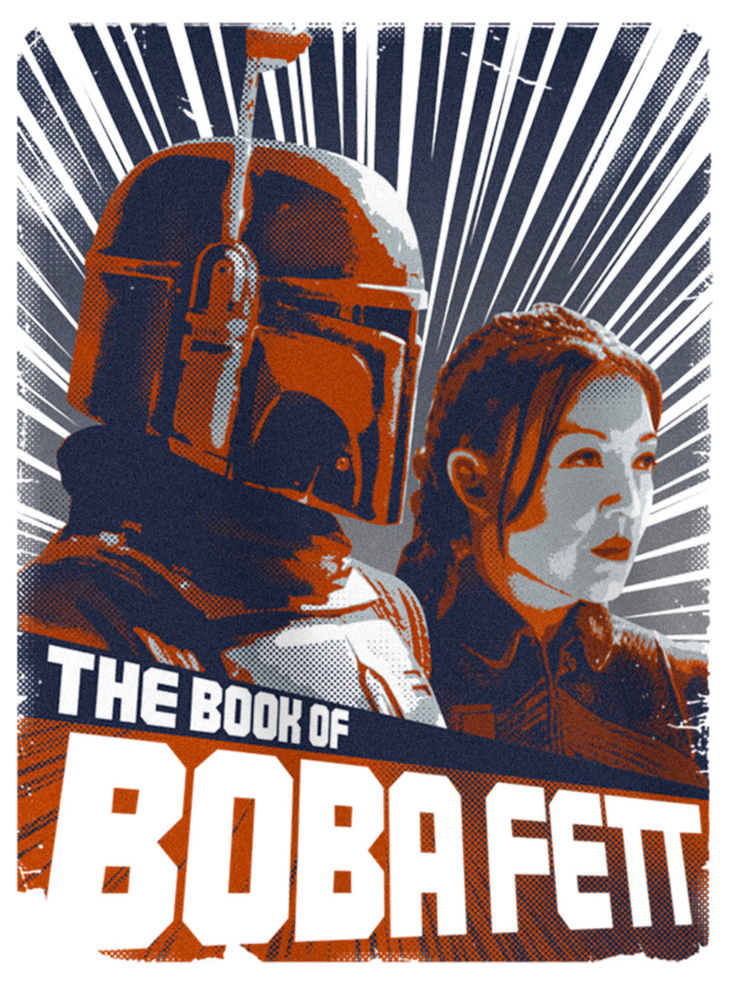 Girl's Star Wars: The Book of Boba Fett Fennec and Boba Poster T-Shirt