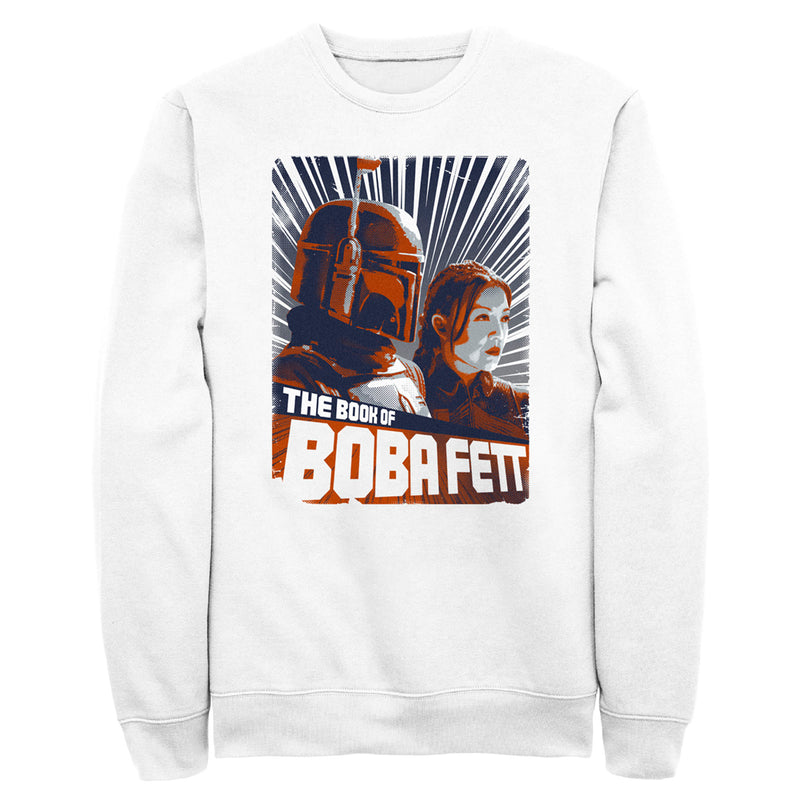 Men's Star Wars: The Book of Boba Fett Fennec and Boba Poster Sweatshirt