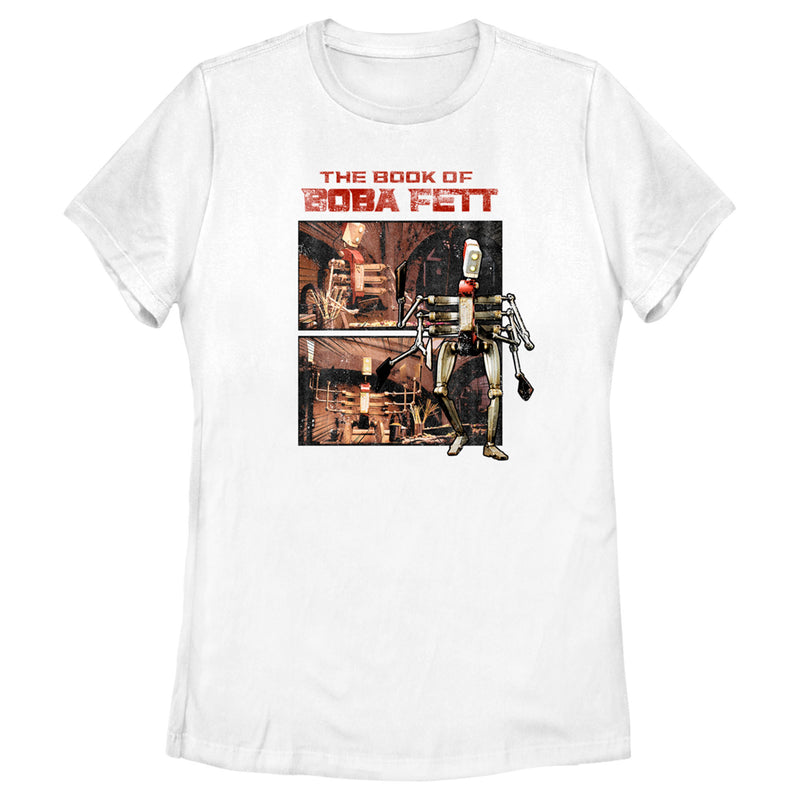 Women's Star Wars: The Book of Boba Fett COO Cook Droid T-Shirt