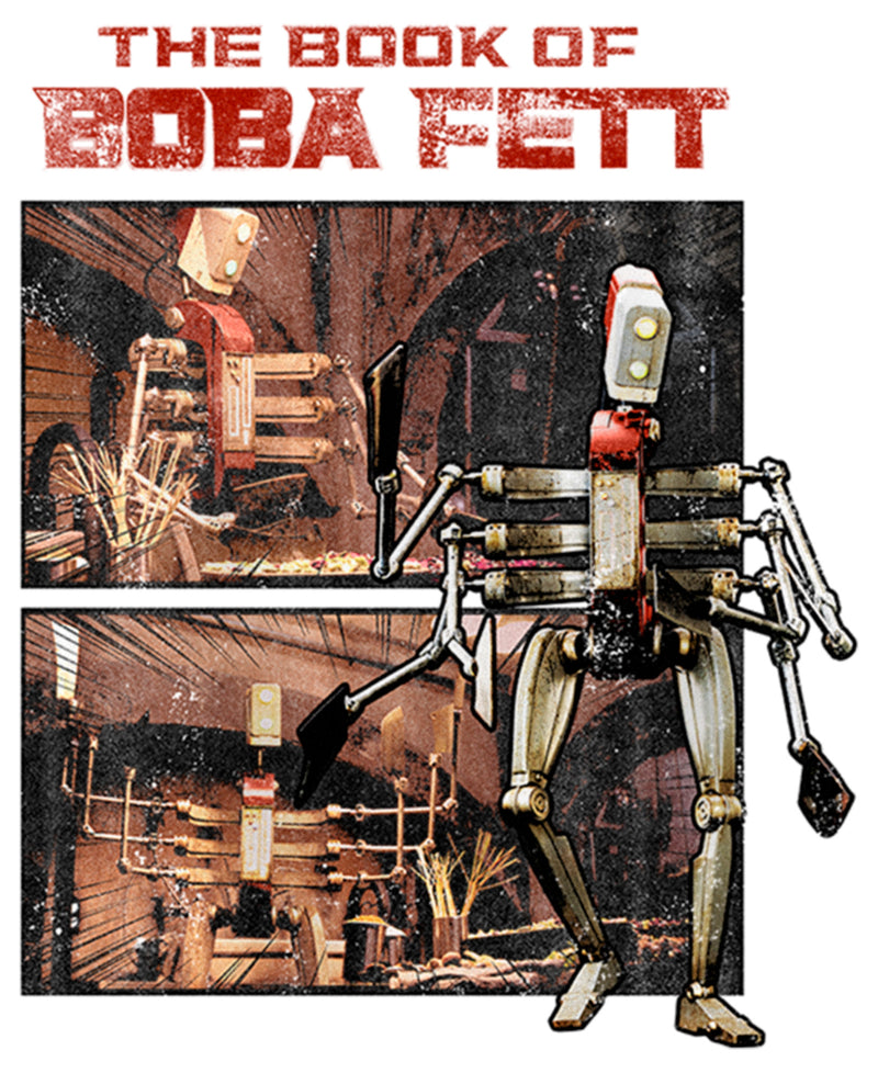 Girl's Star Wars: The Book of Boba Fett COO Cook Droid T-Shirt