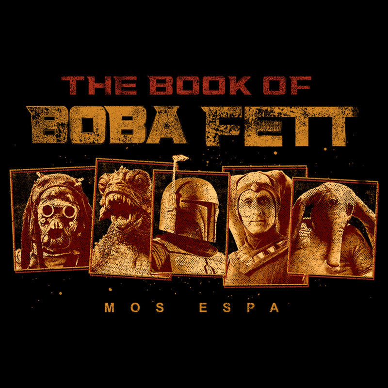 Men's Star Wars: The Book of Boba Fett Mos Espa Dangerous Locals T-Shirt