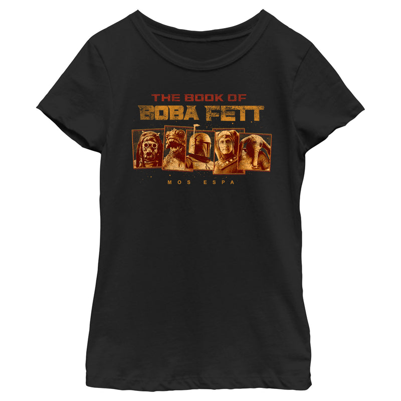 Girl's Star Wars: The Book of Boba Fett Mos Espa Dangerous Locals T-Shirt