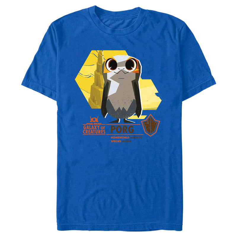 Men's Star Wars: Galaxy of Creatures The Porg T-Shirt