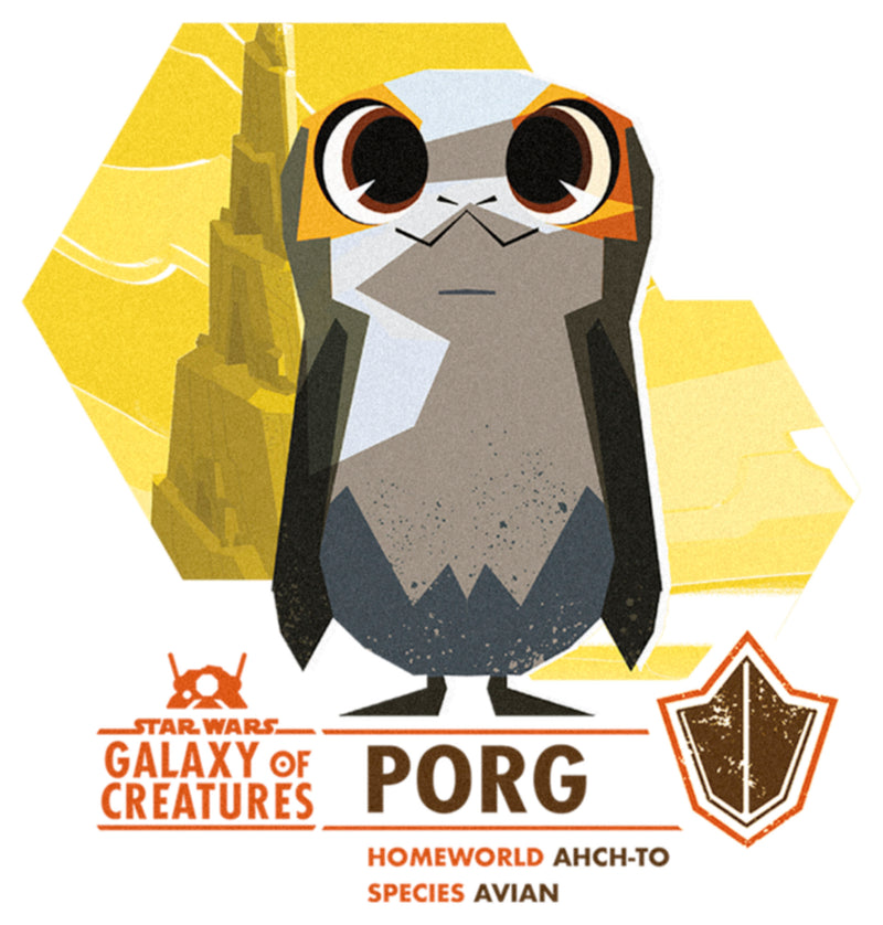 Junior's Star Wars: Galaxy of Creatures The Porg T-Shirt