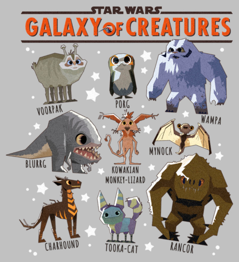 Women's Star Wars: Galaxy of Creatures Creature Poster T-Shirt