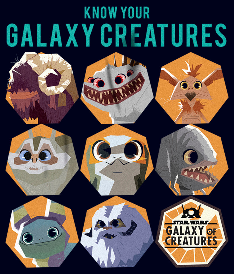 Men's Star Wars: Galaxy of Creatures Know Your Galaxy Creatures T-Shirt