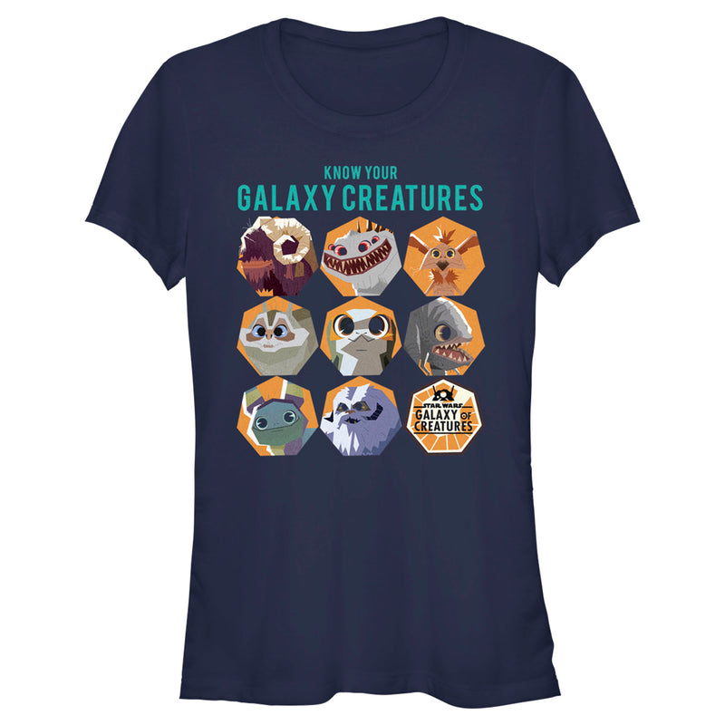 Junior's Star Wars: Galaxy of Creatures Know Your Galaxy Creatures T-Shirt