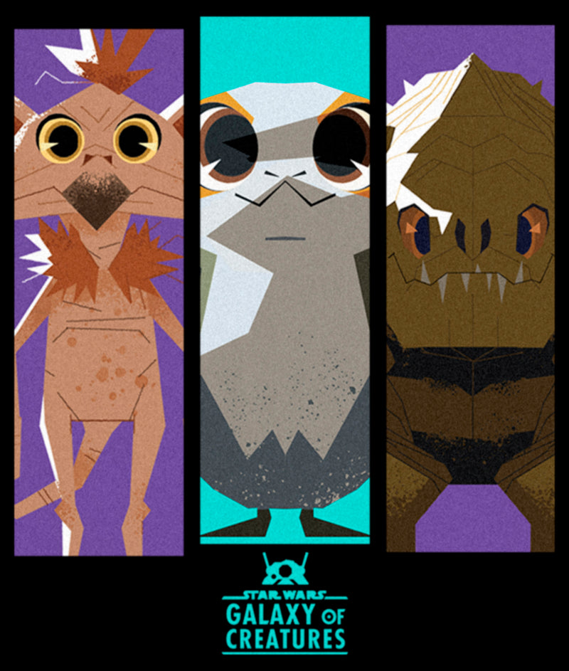 Junior's Star Wars: Galaxy of Creatures Panel of Creatures T-Shirt