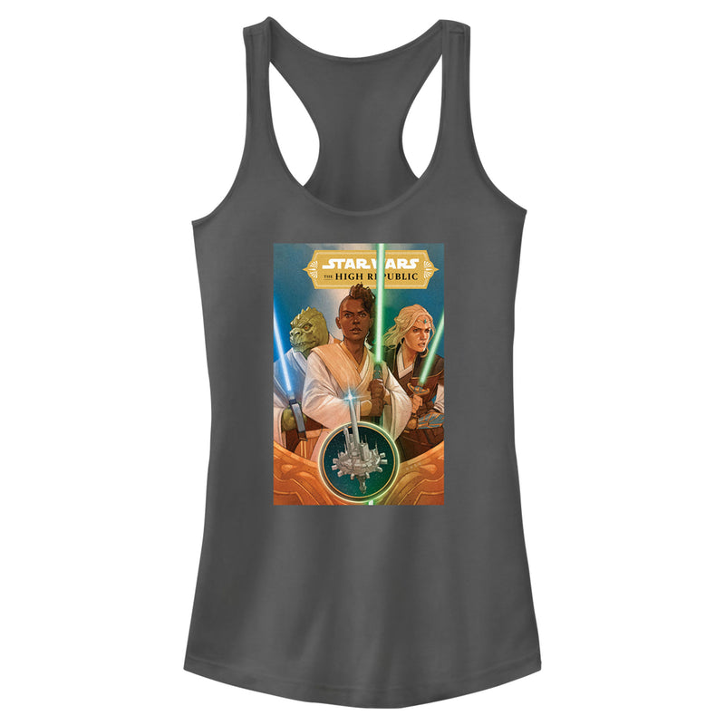 Junior's Star Wars The High Republic Jedi There Is No Fear Team Racerback Tank Top