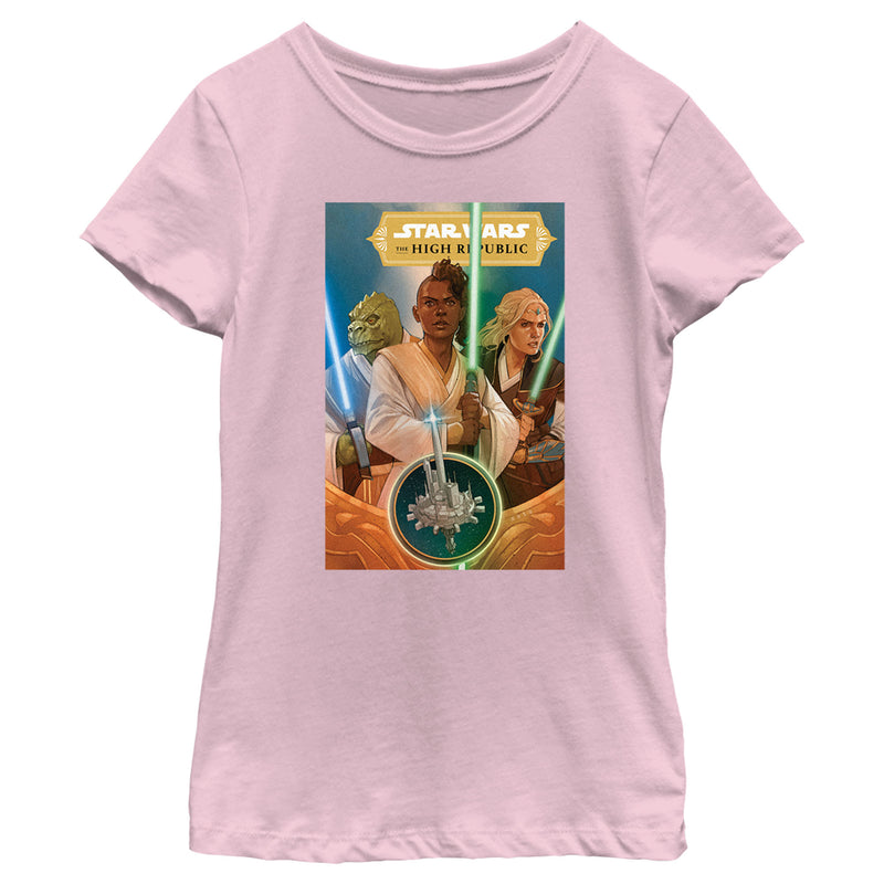 Girl's Star Wars The High Republic Jedi There Is No Fear Team T-Shirt