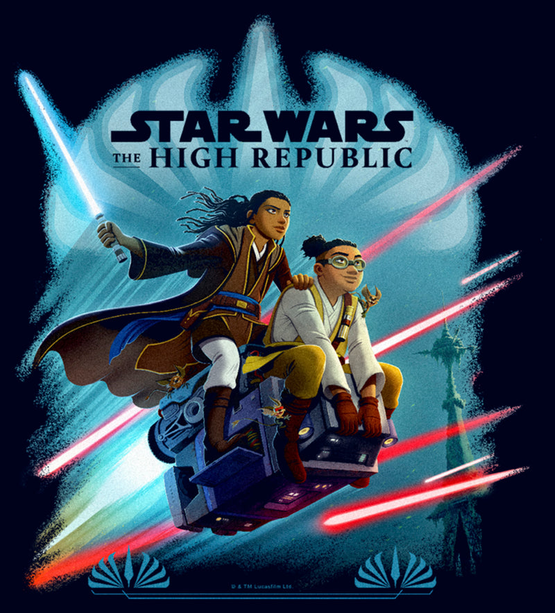 Men's Star Wars The High Republic Race to Crashpoint Tower T-Shirt