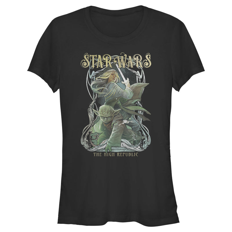 Junior's Star Wars The High Republic Yoda and Avar Kriss T-Shirt