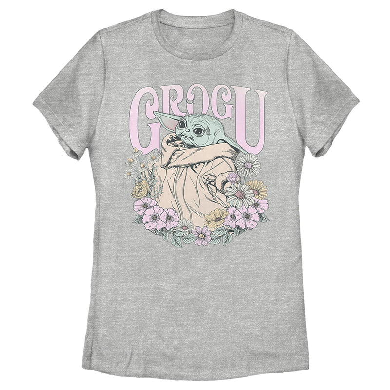 Women's Star Wars: The Mandalorian Grogu Flower Child T-Shirt
