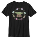 Boy's Star Wars: The Mandalorian Grogu Easter Egging Around T-Shirt