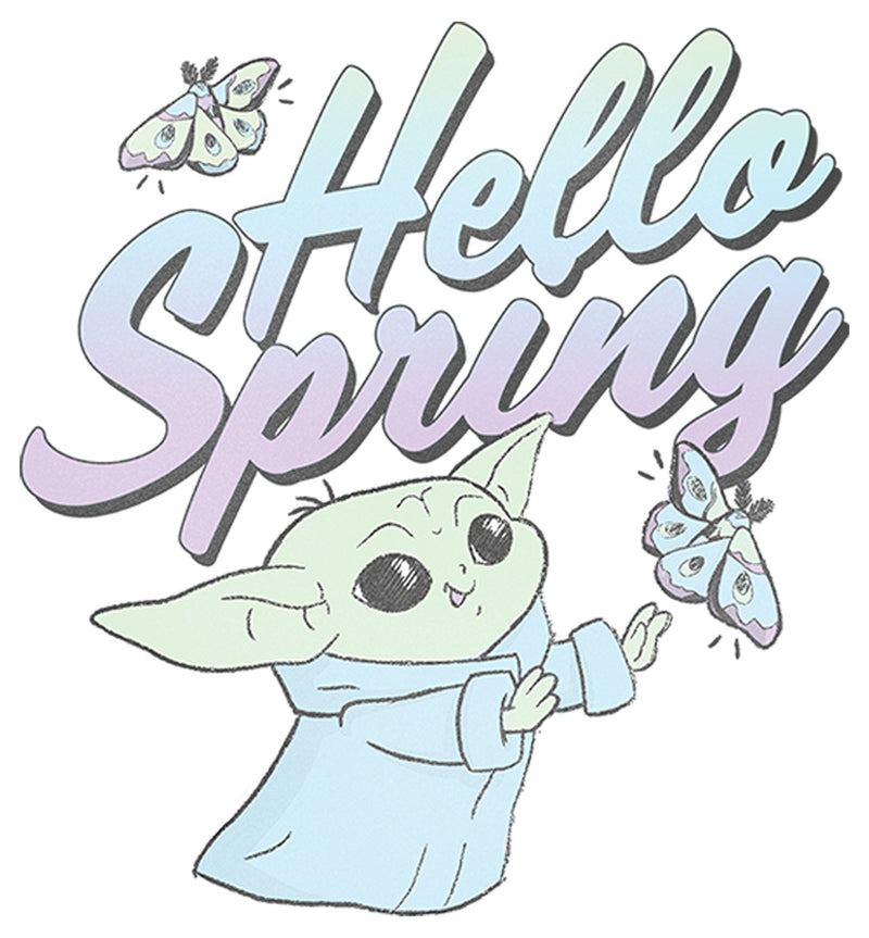 Men's Star Wars: The Mandalorian Grogu Hello Spring T-Shirt