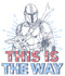 Women's Star Wars: The Mandalorian Patriotic Mando and Grogu This is the Way T-Shirt