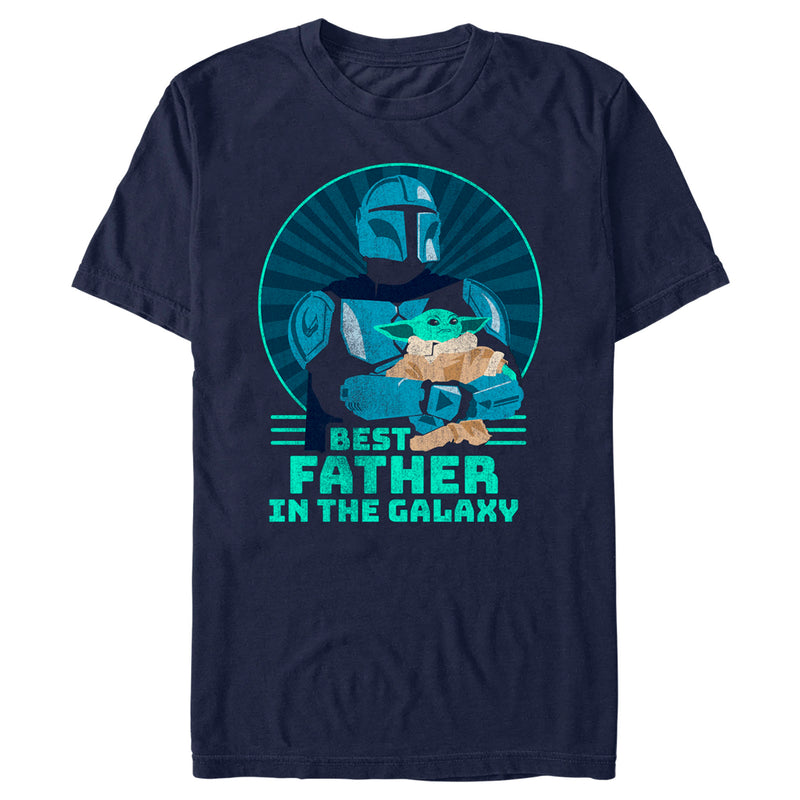 Men's Star Wars: The Mandalorian Father's Day Best Father in the Galaxy T-Shirt