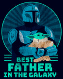 Men's Star Wars: The Mandalorian Father's Day Best Father in the Galaxy T-Shirt