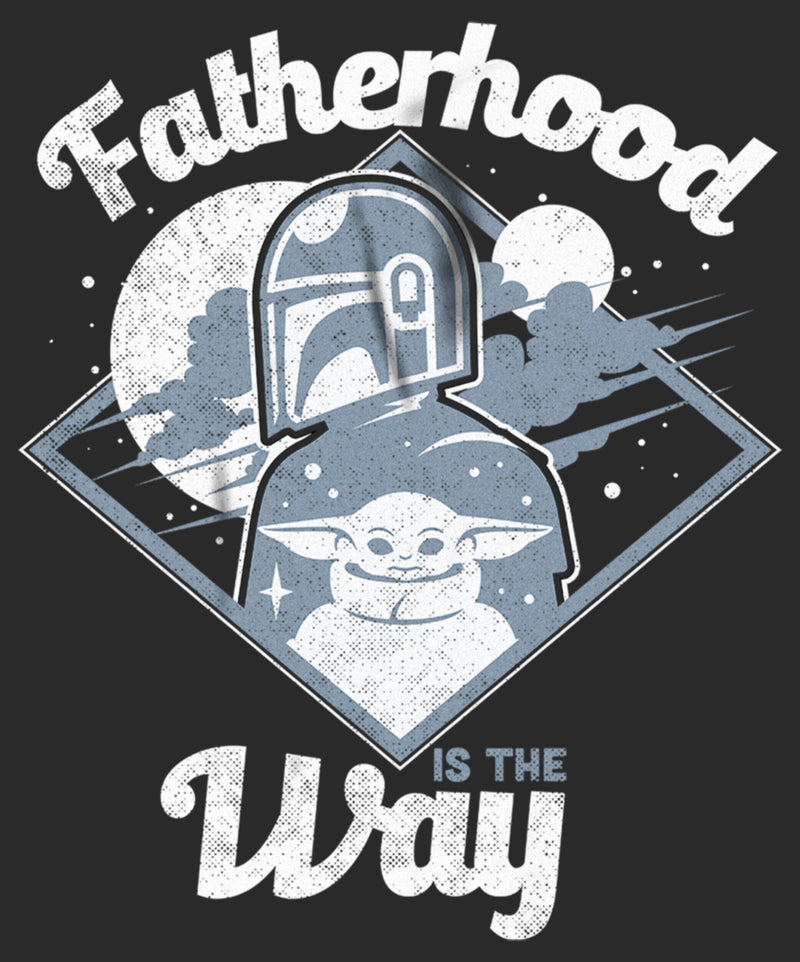 Men's Star Wars: The Mandalorian Father's Day Mando Fatherhood is the Way T-Shirt