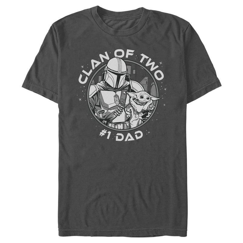 Men's Star Wars: The Mandalorian Father's Day Grogu and Mando Clan of Two T-Shirt