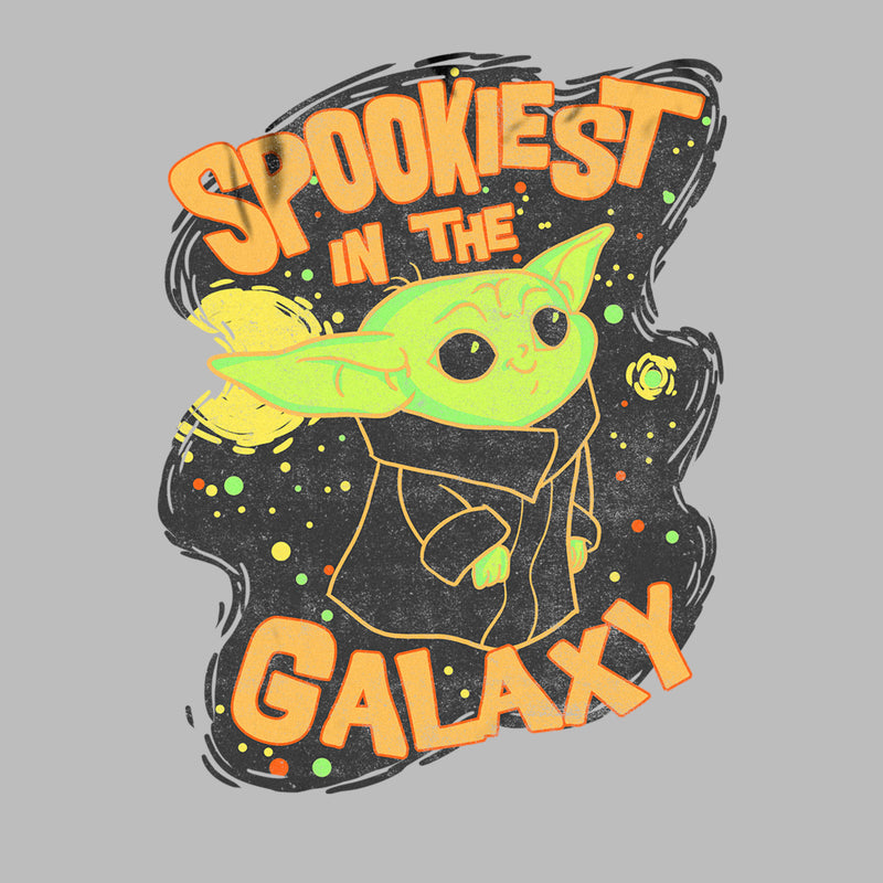 Men's Star Wars: The Mandalorian Halloween Grogu Spookiest in Galaxy T-Shirt