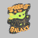 Junior's Star Wars: The Mandalorian Halloween Grogu Spookiest in Galaxy T-Shirt