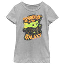 Girl's Star Wars: The Mandalorian Halloween Grogu Spookiest in the Galaxy T-Shirt