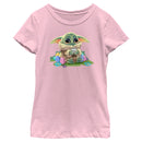 Girl's Star Wars: The Mandalorian Grogu Easter Egg Collector T-Shirt