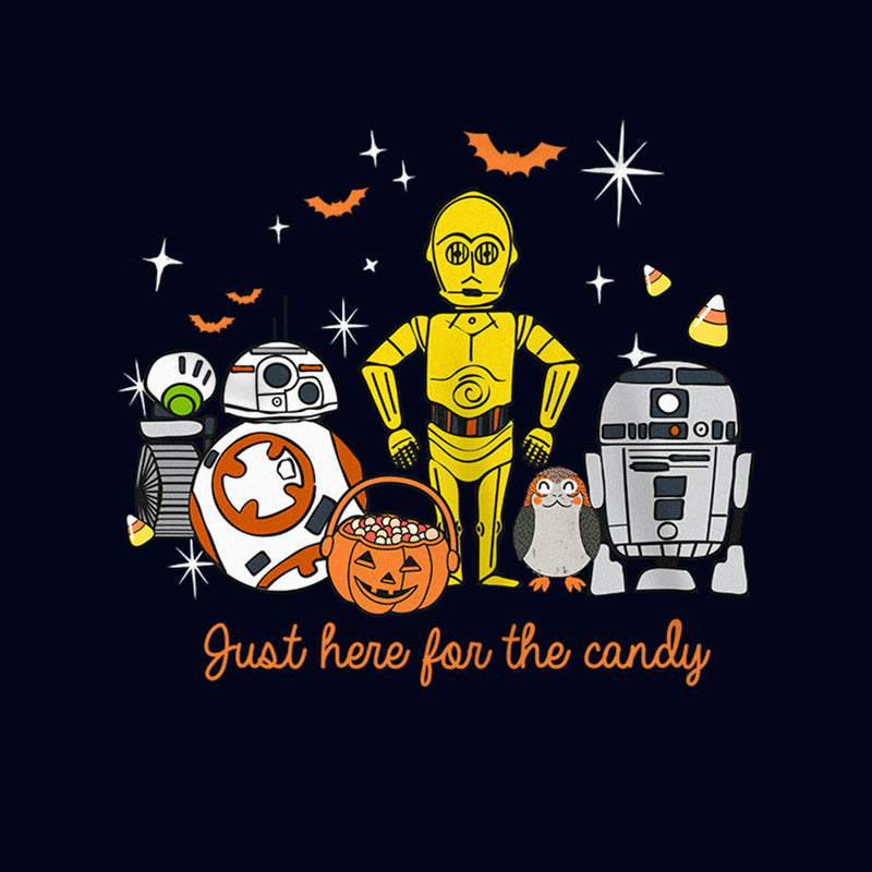 Girl's Star Wars Halloween Here for Treat Friends T-Shirt