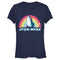 Junior's Star Wars The Last Jedi Porg Pride Rainbow Logo T-Shirt