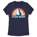 Women's Star Wars Porg Pride Rainbow Logo T-Shirt