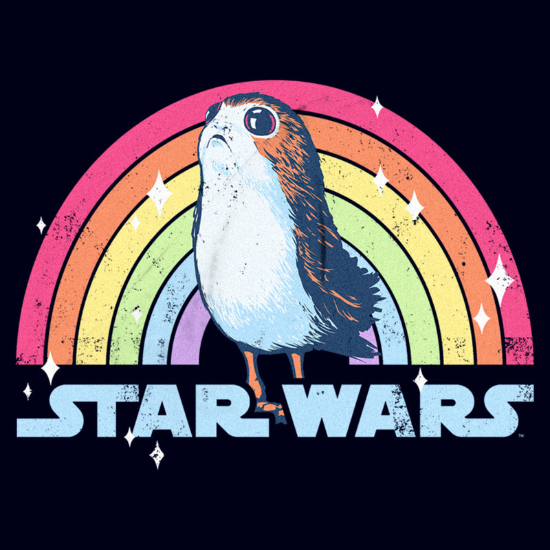 Women's Star Wars Porg Pride Rainbow Logo T-Shirt