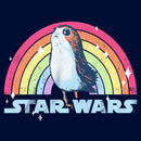 Boy's Star Wars The Last Jedi Porg Pride Rainbow Logo T-Shirt