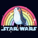 Girl's Star Wars Porg Pride Rainbow Logo T-Shirt