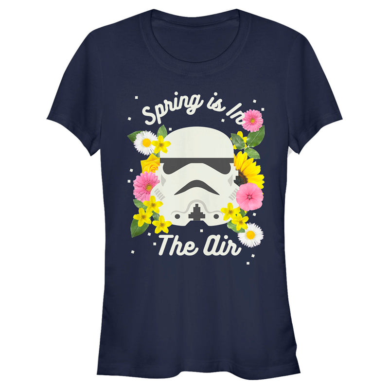 Junior's Star Wars Stormtrooper Spring is in the Air T-Shirt