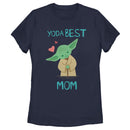 Women's Star Wars Mother's Day Best Mom Yoda T-Shirt