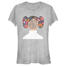 Junior's Star Wars Princess Leia Abstract Happy Mother's Day T-Shirt