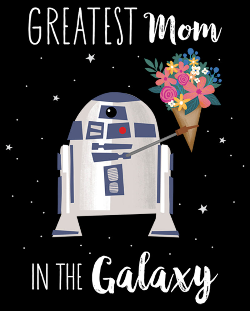 Junior's Star Wars Mother's Day R2-D2 Greatest Mom in the Galaxy T-Shirt