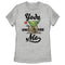 Women's Star Wars Valentine's Day Yoda One for Me Cartoon T-Shirt